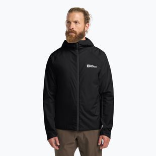 Jack Wolfskin Prelight Octa черно мъжко яке за вятър