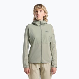Jack Wolfskin дамски полар Prelight Trail Hoody ментово листо