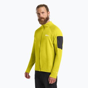 Мъжки суитшърт за трекинг Jack Wolfskin Prelight Full Zip chartreuse