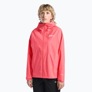 Дамско яке за дъжд Jack Wolfskin Prelight 2.5L LT sunset coral