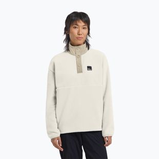 Дамски поларен суитшърт Sumetro Half Zip Jack Wolfskin cotton white