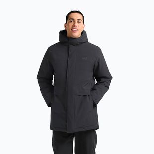 Мъжко ватирано палто Jack Wolfskin Cold Camp Coat black