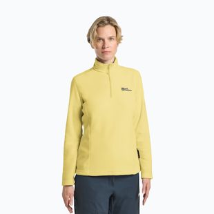 Дамски суитшърт за трекинг Jack Wolfskin Taunus Hz lemon ice