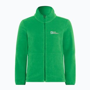 Детски суитшърт от полар Jack Wolfskin Taunus mystic green