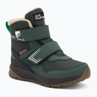 Детски обувки Jack Wolfskin Polar Bear-B Texapore Mid Vc mystic green