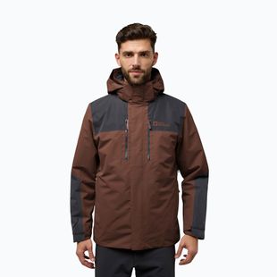 Мъжко яке 3в1 Jack Wolfskin Jasper 3In1 hot choc