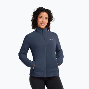 Дамски поларен суитшърт Jack Wolfskin Taunus 100 Full Zip midnight sky