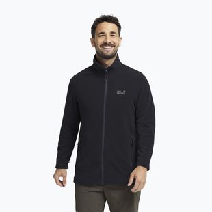 Мъжки поларен суитшърт Jack Wolfskin Taunus 100 Full Zip black