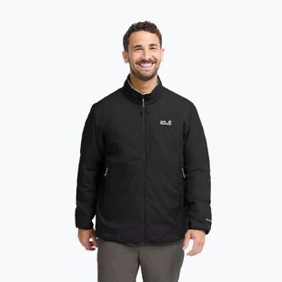 Мъжко ватирано яке Jack Wolfskin Trail Light Ins 2IN1 black