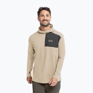 Мъжки суитшърт за трекинг  Jack Wolfskin Sucol Hoody oyster