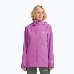 Дамско яке за дъжд Jack Wolfskin Trailtime 2L foxglove