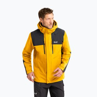 Мъжко яке за дъжд Jack Wolfskin Jasper Pro 2L burly yellow jw