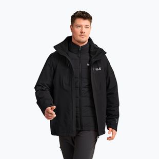 Мъжко яке 3-в-1 Jack Wolfskin Jasper Pro 3IN1 black