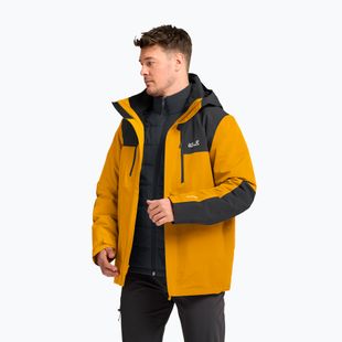 Мъжко яке 3-в-1 Jack Wolfskin Jasper Pro 3IN1 burly yellow jw