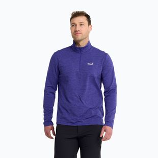 Мъжки поларен суитшърт Jack Wolfskin Trail Half Zip glow ink