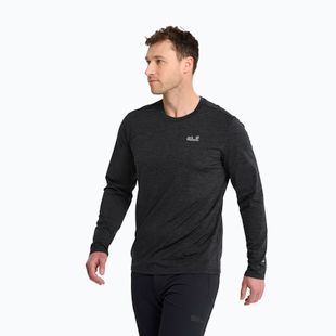 Мъжка трекинг блуза с дълъг ръкав Jack Wolfskin Trail black