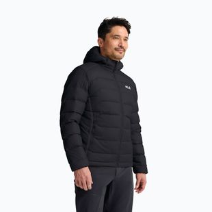 Мъжко пухено яке Jack Wolfskin Wild Pass Down Hoody black