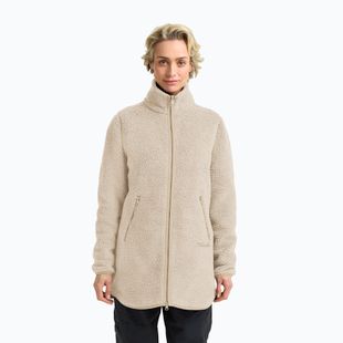Дамски поларен суитшърт Jack Wolfskin High Curl Coat oyster