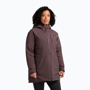 Дамско пухено яке Jack Wolfskin Icecape 2L Down Ins Rds sheer plum