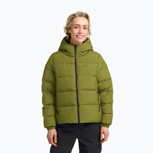 Дамско пухено палто Jack Wolfskin Frozen Palace khaki green