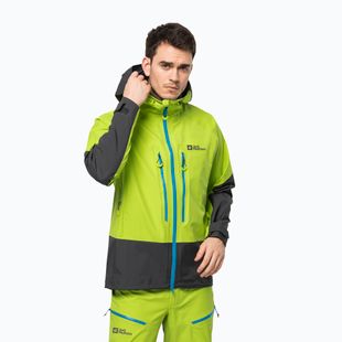 Мъжко ски яке Jack Wolfskin Alpspitze 3L lime