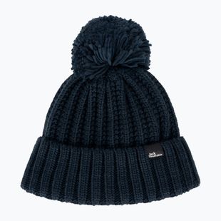 Женска зимна шапка Jack Wolfskin Highloft Knit Beanie night blue