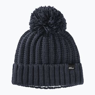 Дамска зимна шапка Jack Wolfskin Highloft Knit night blue