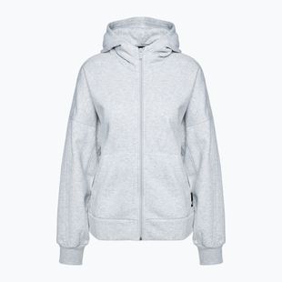 Дамски суитшърт adidas Studio Lounge Fleece Full Zip light grey