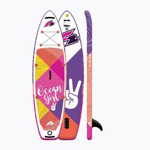 Детска SUP дъска F2 Ocean Girl 9'2", розова