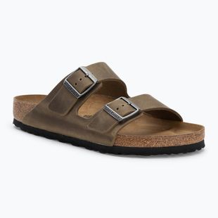 BIRKENSTOCK Arizona LEOI Обикновени избледнели джапанки в цвят каки