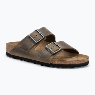 BIRKENSTOCK Arizona LEOI Тесни избледнели джапанки в цвят каки