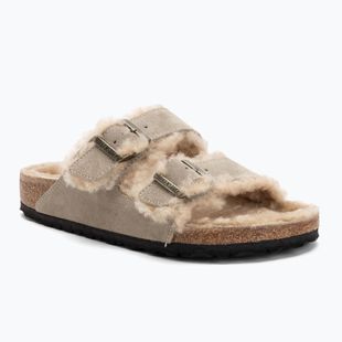 BIRKENSTOCK Arizona Shearling SL Regular сиво-сини джапанки