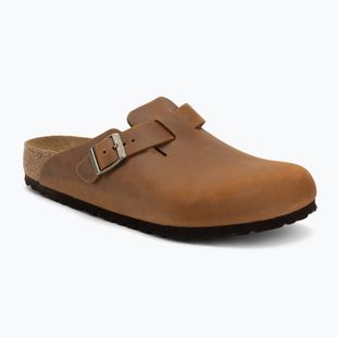 BIRKENSTOCK Boston LEOI Regular джапанки в цвят коняк