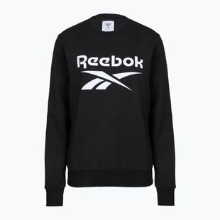 Дамски суитшърт Reebok Identity Big Logo Fleece Crew black