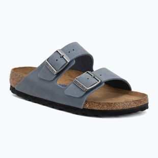 Чехли BIRKENSTOCK Arizona Soft Footbed Oiled Leather Narrow elemental blue