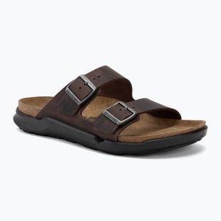 Мъжки чехли BIRKENSTOCK Arizona Crosstown Oiled Leather Regular habana/black