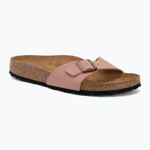 Дамски чехли BIRKENSTOCK Madrid Birkibuc Narrow розова глина
