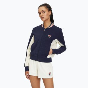 Дамски суитшърт FILA Settanta black iris/antique white