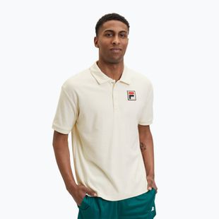 Мъжка поло тениска FILA Liverpool Towelling antique white