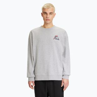 Мъжки суитшърт FILA Lahti Crew light grey melange