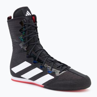 боксови обувки adidas Box Hog 4 core black/cloud white/pure ruby