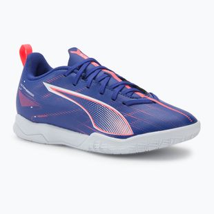 Детски футболни обувки PUMA Ultra 5 Play IT Jr lapis lazuli/puma white/sunset gloe