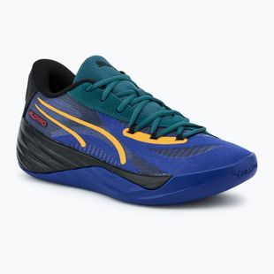 Мъжки баскетболни обувки PUMA All-Pro Nitro Crowd Craze lapis lazuli/cold green/puma black