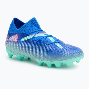 Детски футболни обувки PUMA Future 7 Pro FG/AG Jr blueemazing/puma white/electric peppermint