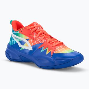 Мъжки баскетболни обувки PUMA Genetics Marcus Smart royal sapphire/red blast