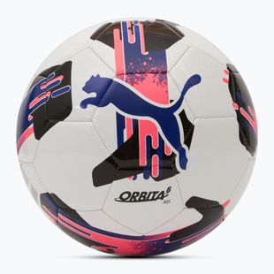 Футболна топка PUMA Orbita 6 MS футбол puma white/lapis lazuli/sunset glow размер 5