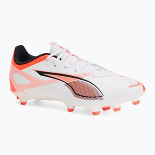 Футболни обувки PUMA Ultra 5 Play FG/AG puma white/puma black/glowing red