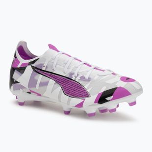 Мъжки футболни обувки PUMA Ultra 5 Match Forever FG/AG puma white/pure magenta/feather gray/puma black