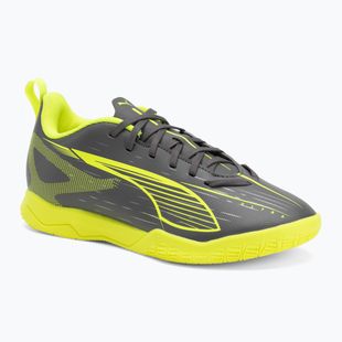 Детски футболни обувки PUMA Ultra 5 Play TT Jr. matte aged silver/yellow alert/puma aged silver