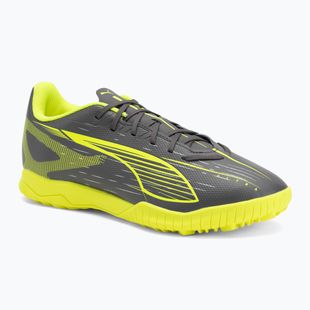 Мъжки футболни обувки PUMA Ultra 5 Play TT matte aged silver/yellow alert/puma aged silver